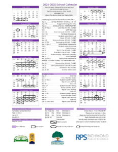 24/25 school year calendar